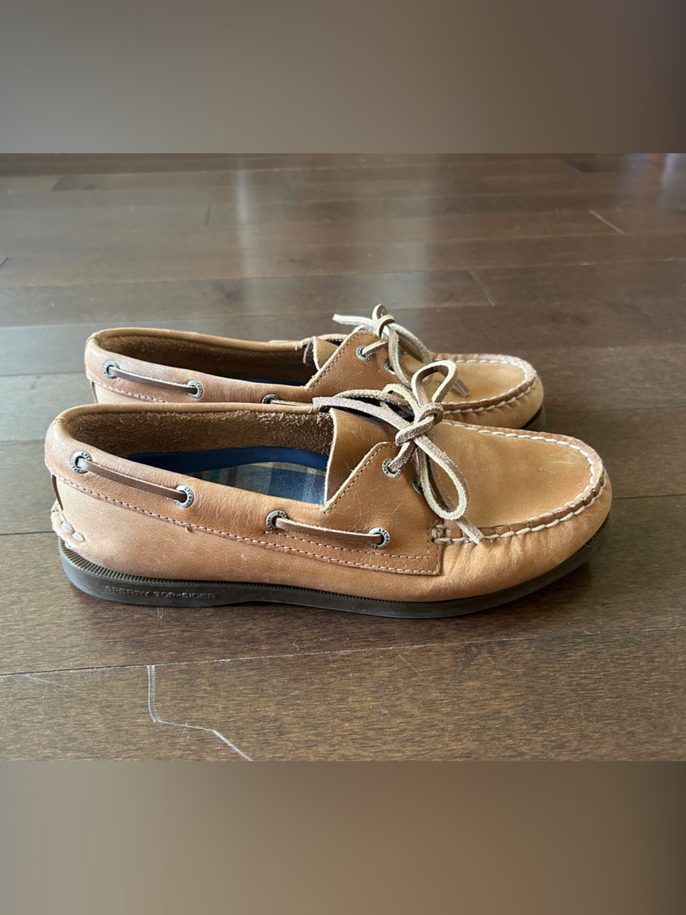 Sperry Women's Tan Leather Boat Shoes